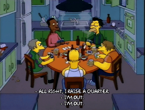 Homer, Moe, Lenny, Carl en Barney // S05E22 – ‘Secrets of a Succesful Marriage’ // __ Rocket Copywriting //