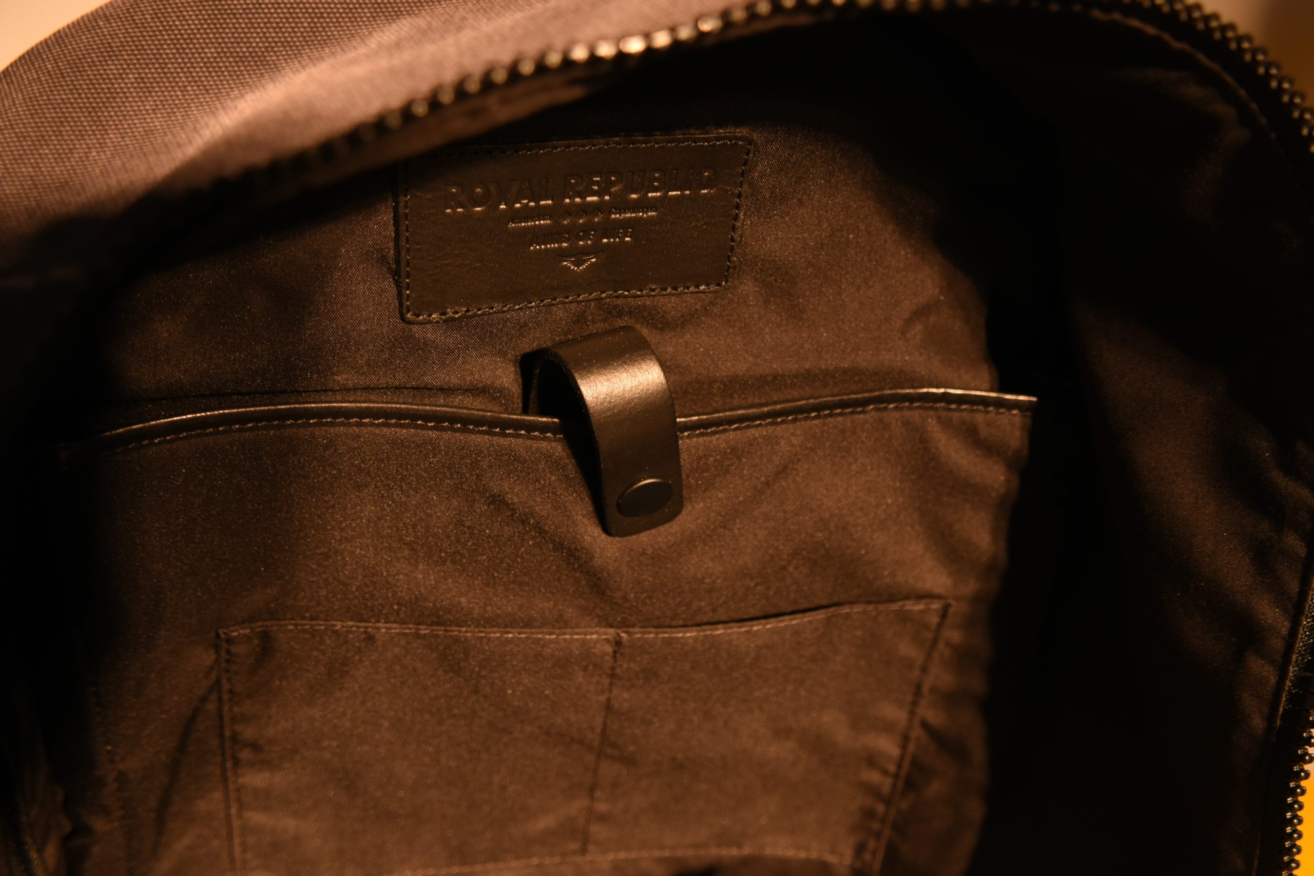 Royal RepubliQ Galactic Courier - inside pockets // posted by __ Rocket Copywriting //
