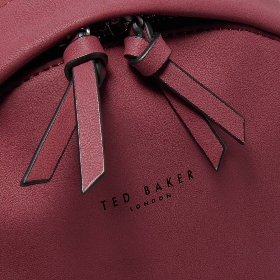 Ted Baker PU Nubuck Backpack - detail A // posted by __ Rocket Copywriting //