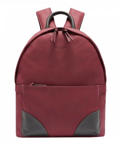 Ted Baker PU Nubuck Backpack - front // posted by __ Rocket Copywriting //