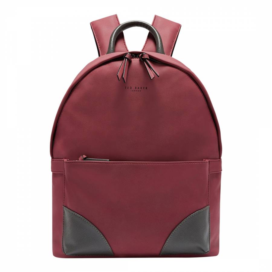 Ted Baker PU Nubuck Backpack - front // posted by __ Rocket Copywriting //