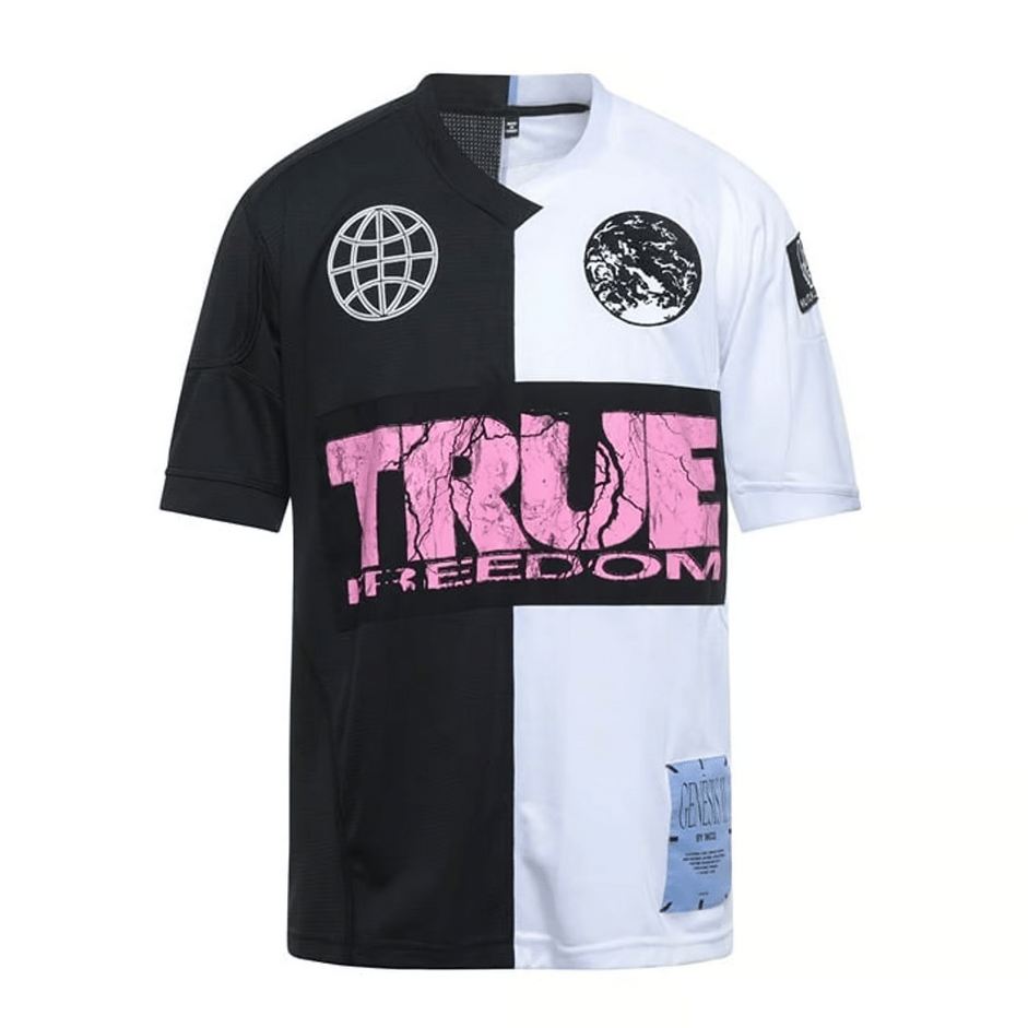 Alexander McQueen - SS Decon Footballtee (S) - front squared // posted by __ Rocket Copywriting //