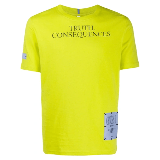 Alexander McQueen - Truth, Consequences T-Shirt (S) - front squared // posted by __ Rocket Copywriting //