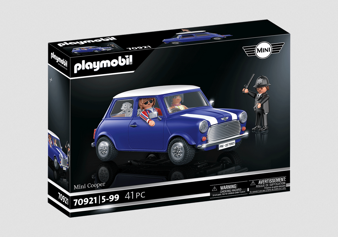 Playmobil Mini Cooper (70921) - doos // posted by __ Rocket Copywriting //