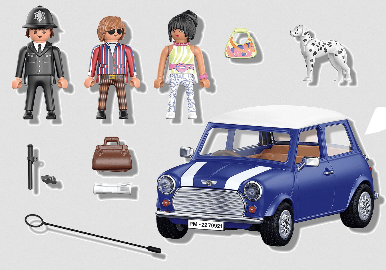 Playmobil Mini Cooper (70921) - inhoud // posted by __ Rocket Copywriting //