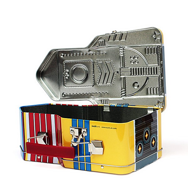 SUCK UK - Rocket lunch box - open // posted by __ Rocket Copywriting //